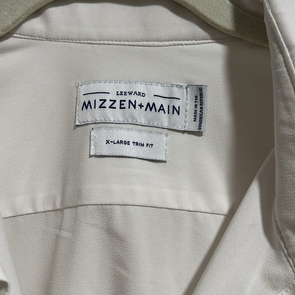 Mizzen+Main White Dress Shirt - Picture 2 of 3
